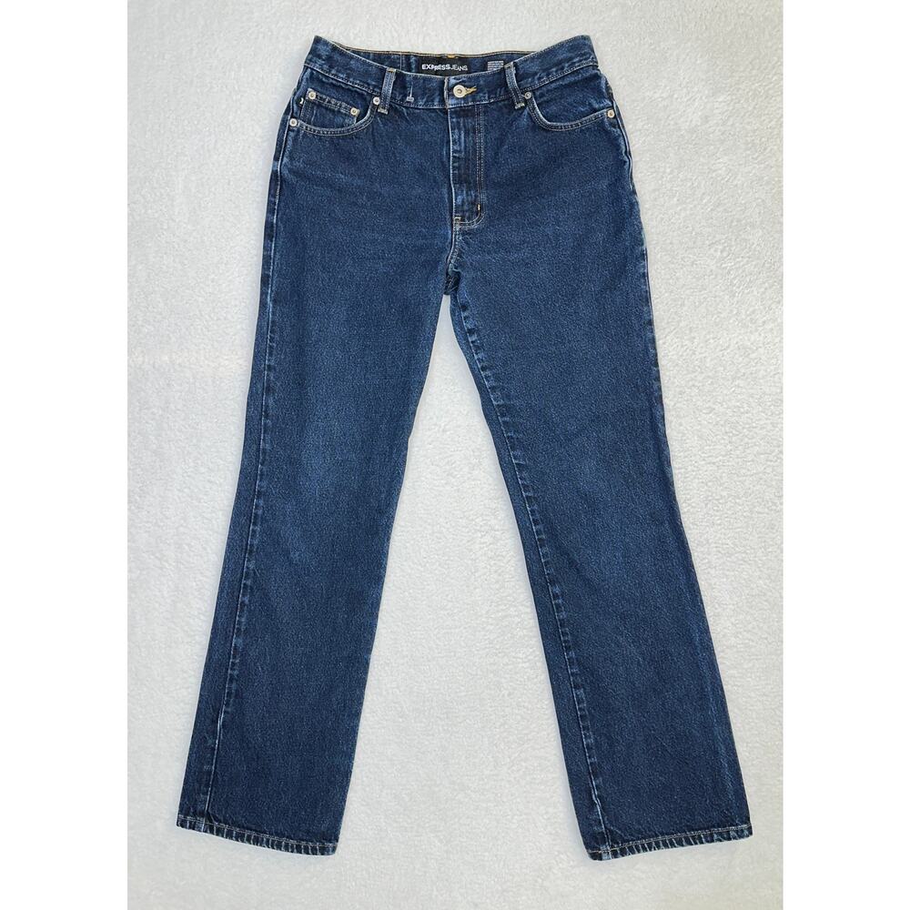 Vintage Express Jeans Bleus Bootcut Denim 9/10 L Women's‎ Size